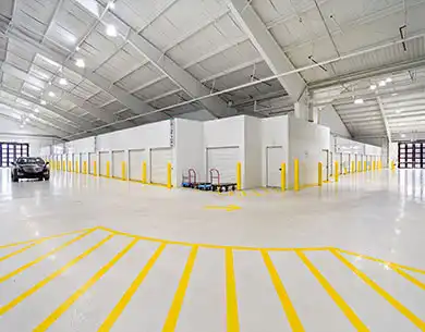 Interior view of EZ Storage facility at Detroit, MI