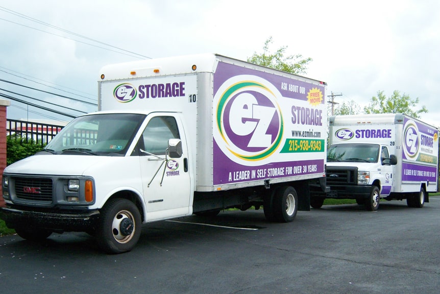 EZ Storage moving trucks