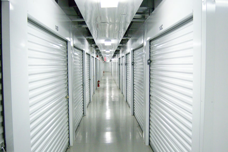 White EZ Storage units