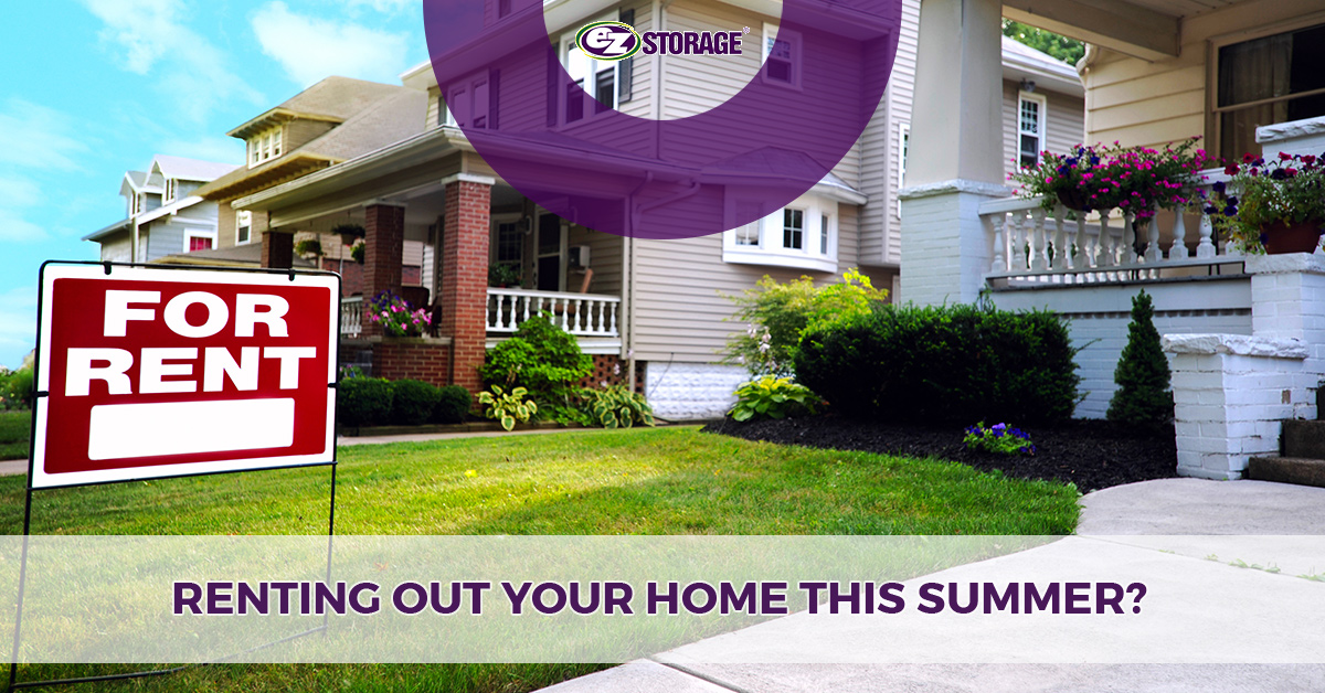 Home with "for rent" sign on their lawn